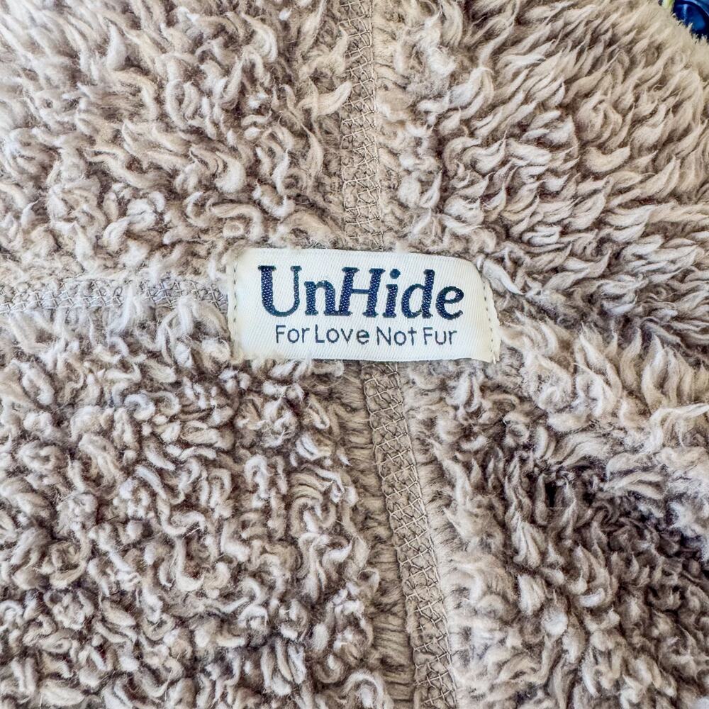 UnHide For Love Not Fur, Shleepy Hooded Cardigan/Robe-Taupe Ducky Women's Small - Picture 10 of 12